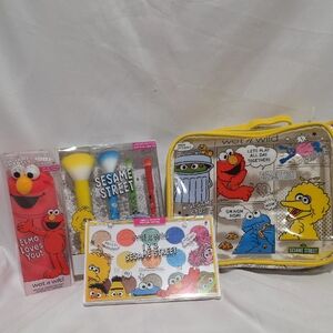 Wet n Wild Sesame Street Makeup Collection with Yellow Bag